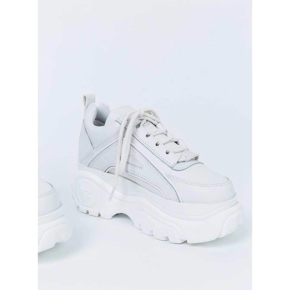 Windsor Smith Lupe White Leather Chunky Platform Sneakers Womens AUS 6 UK 4